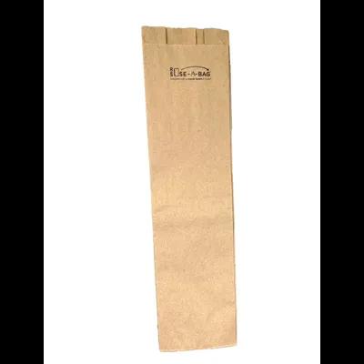 Victoria Bay Quart Liquor Bag 4.25X2.5X16 IN Paper Kraft 500/Pack