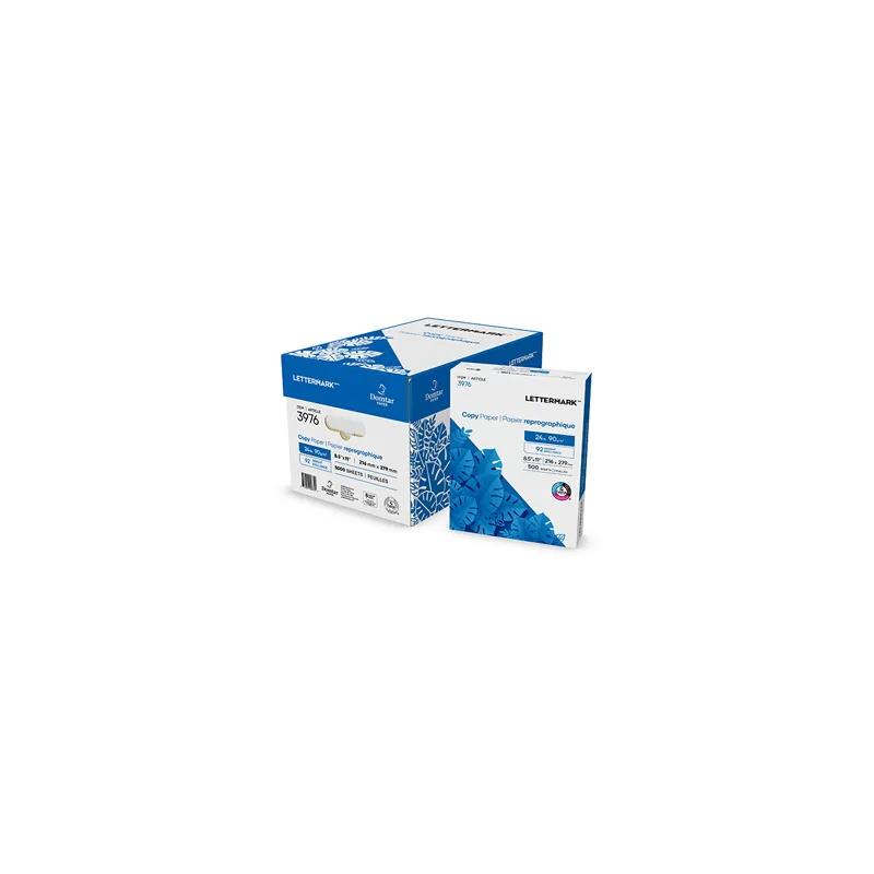 Copy Paper 8.5X11 IN White 24 LB 92 Bright 5000/Case