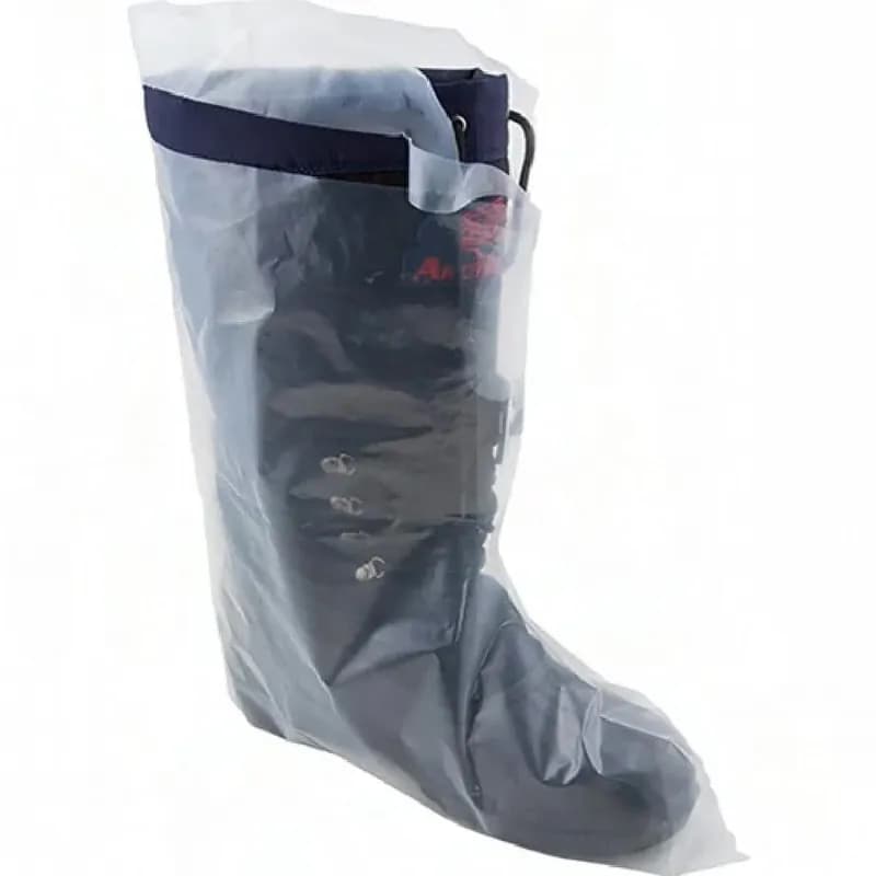 Boot Cover Extra Large (XL) Sizes 9-14 Clear 6MIL Polyethylene Coated Nylon Elastic Top 250/Case