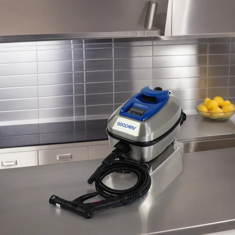 Dry Steam Cleaner 1.3 GAL Stainless Steel Portable Continuous Refill Hot Water 1/Each