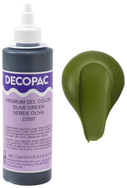 Gel Color 8 OZ Olive Green 1/Each