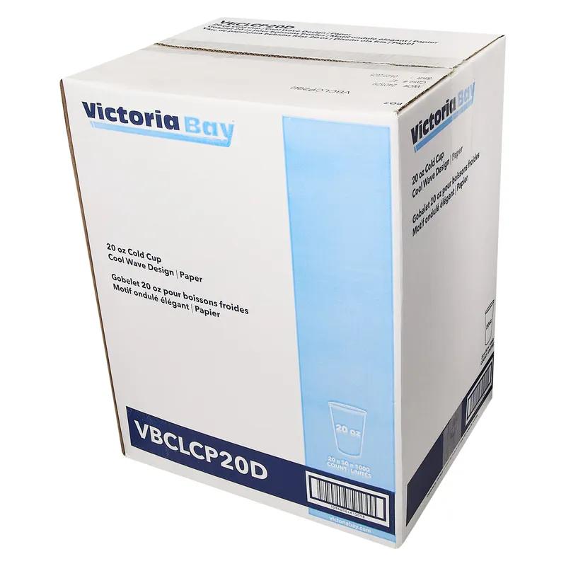 Victoria Bay Cold Cup 20 OZ Paper Cool Wave 1000/Case