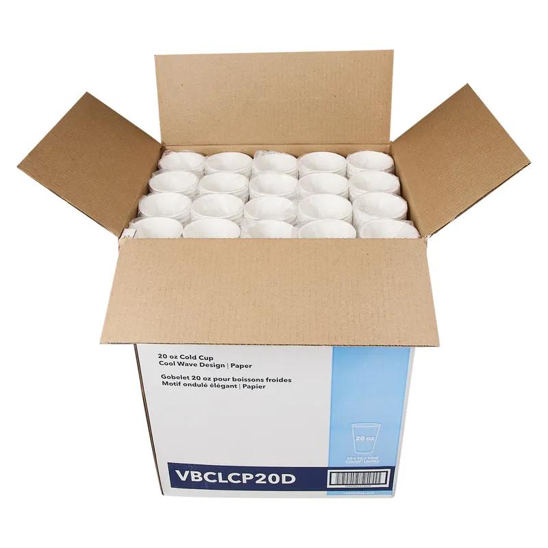 Victoria Bay Cold Cup 20 OZ Paper Cool Wave 1000/Case