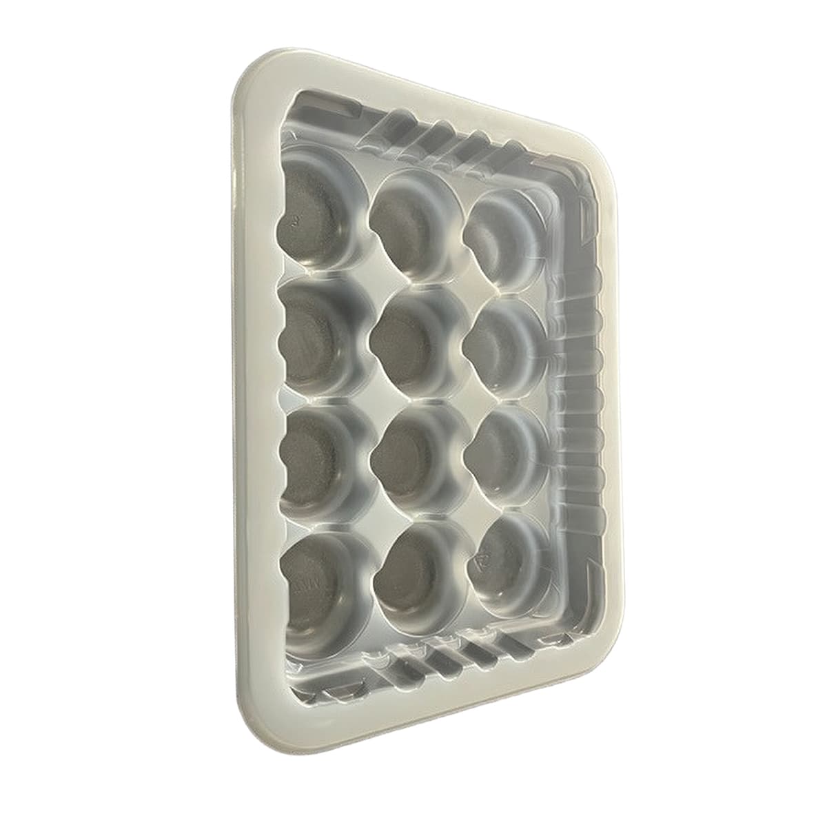 Meatball Serving Tray Base 8.75X6.72X1.8 IN PP PE Natural 3920/Pallet