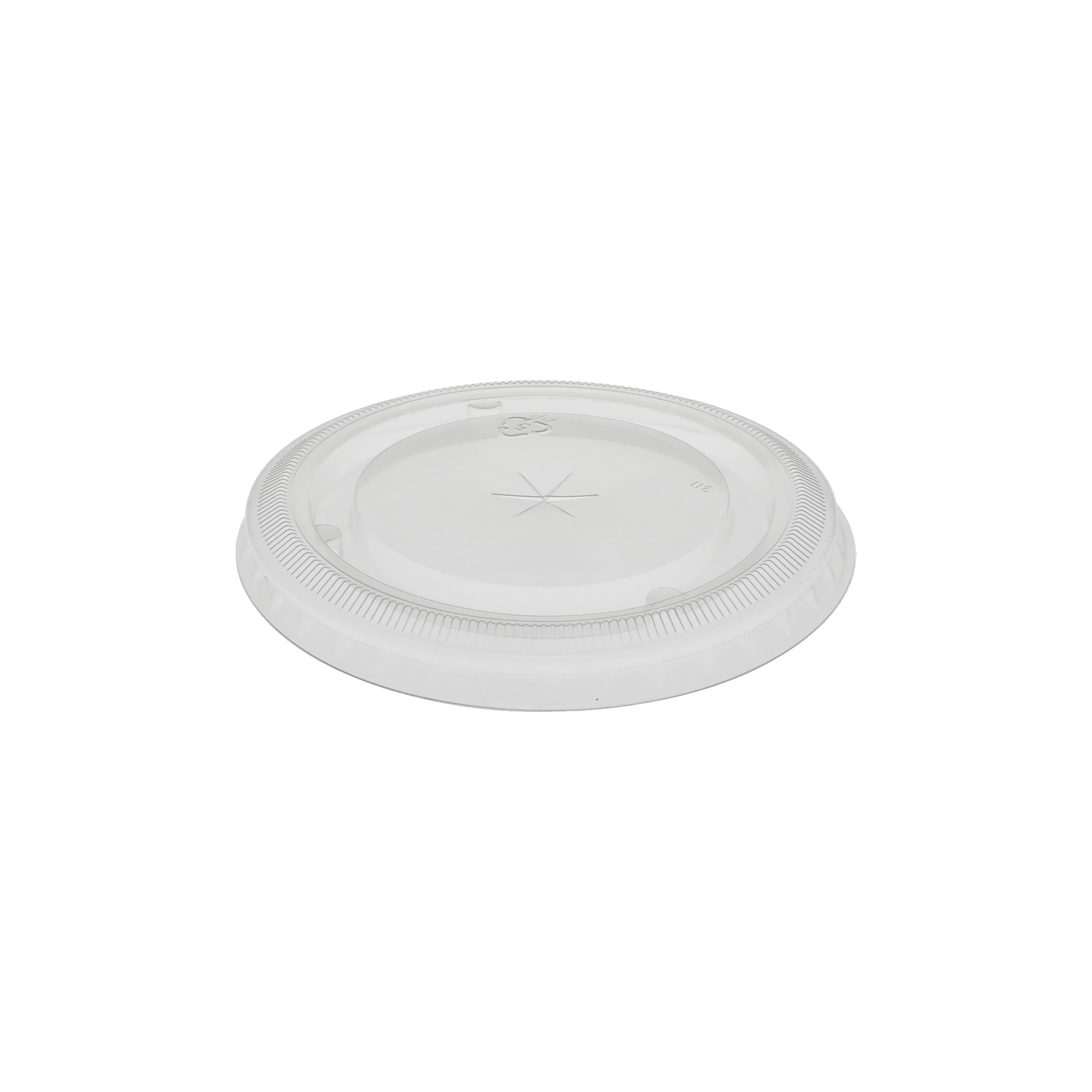 Lid Flat 3.8X0.4 IN PP Clear For 20-22 OZ A-Size Cup 1000/Case
