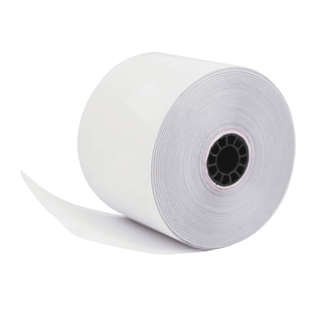 Cash Register Receipt Roll 2.25IN X230FT White Thermal Paper Narrow Assembler 50/Case
