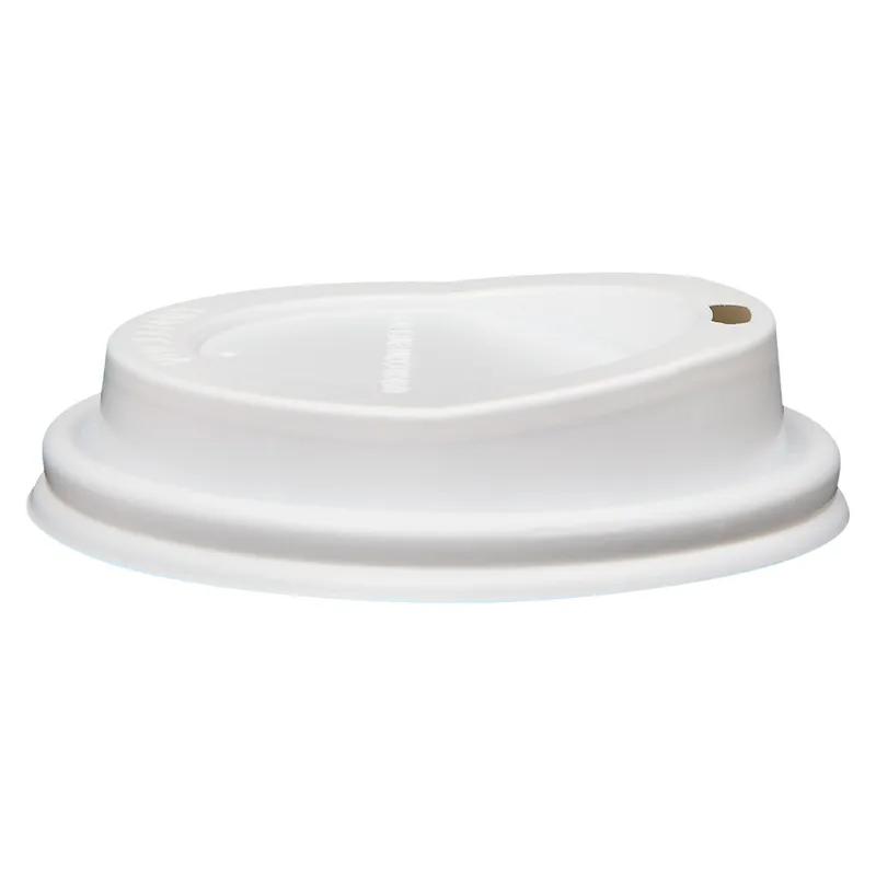 Victoria Bay Lid Dome Plastic White For 8 OZ Hot Cup Travel 1000/Case