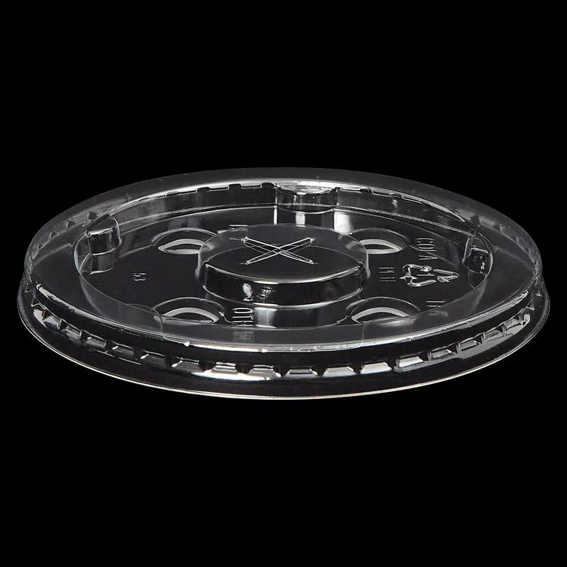 Victoria Bay Lid PET Clear For 12-24 OZ Paper Cold Cup Straw Slot 1000/Case