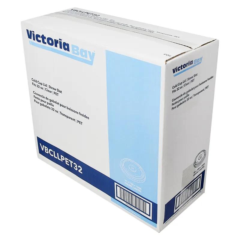 Victoria Bay Lid PS Clear For 32 OZ Cold Cup Straw Slot 1000/Case
