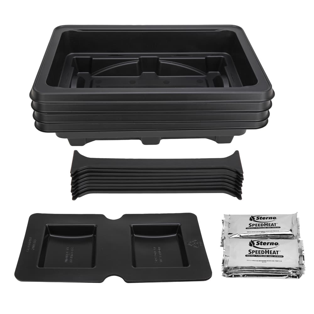 SpeedHeat® Chafer Reuseable Heavy Duty Flameless Combo Durable Dishwasher Safe Stackable 4 Count/Case