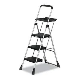 Max Work Platform Ladder 55 IN 225 LB Steel Three Step 1/Each