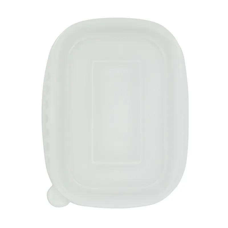 Lid 6.8X4.8X0.2 IN PP Clear Rectangle For Container Microwave Safe Freezer Safe 100/Case
