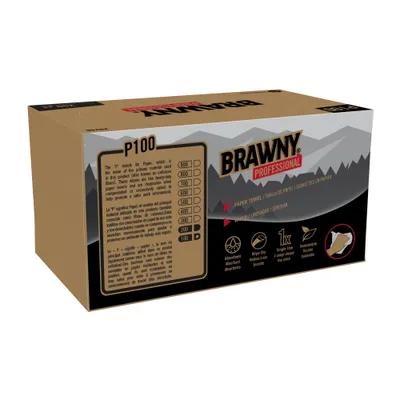 Brawny® Cleaning Wipe Unfolded: 10.25X9 IN 1 Brown EPA Indicator 250 Sheets/Pack 24 Packs/Case