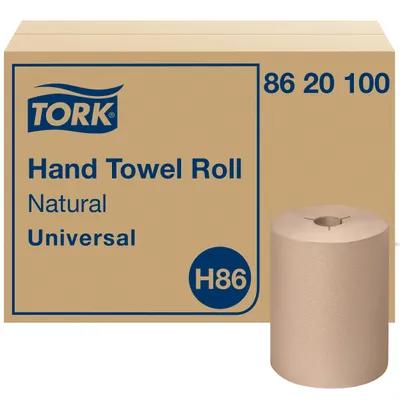Tork Roll Paper Towel H86 8IN X425FT Kraft 3-Notch Proprietary Refill 6.2IN Roll 1.925IN Core Diameter 12 Rolls/Case