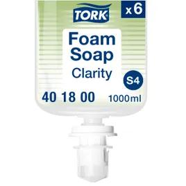 Tork Hand Soap Foam 1 L Perfume-Free Clear Foaming For S4 1 Count/Pack 6 Packs/Case 6 Count/Case