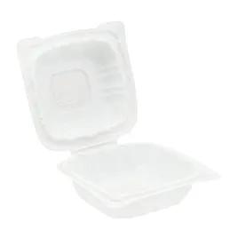 Victoria Bay Take-Out Container Hinged 6X6X2.8 IN MFPP Ivory Square 250/Case