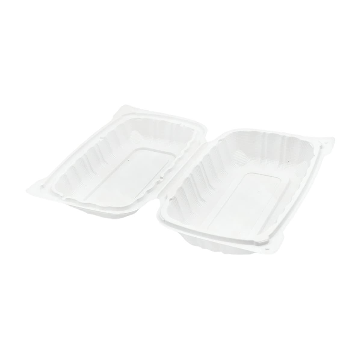 Victoria Bay Take-Out Container Hinged 9X6X2.8 IN MFPP Ivory Rectangle 200/Case