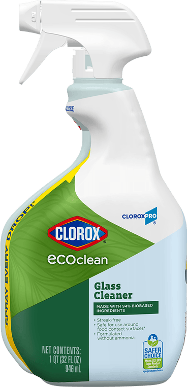 Clorox® EcoClean™ Unscented Glass Cleaner 9/Carton