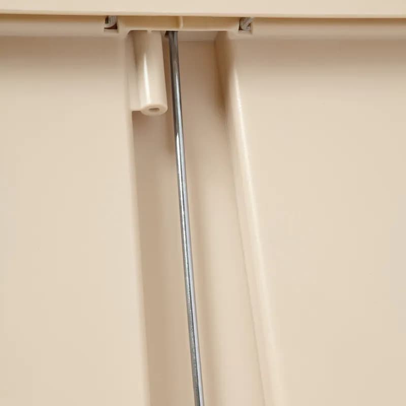 Slim Jim® Trash Can 4 GAL 16 QT Red Resin Slim Step-On 1/Each