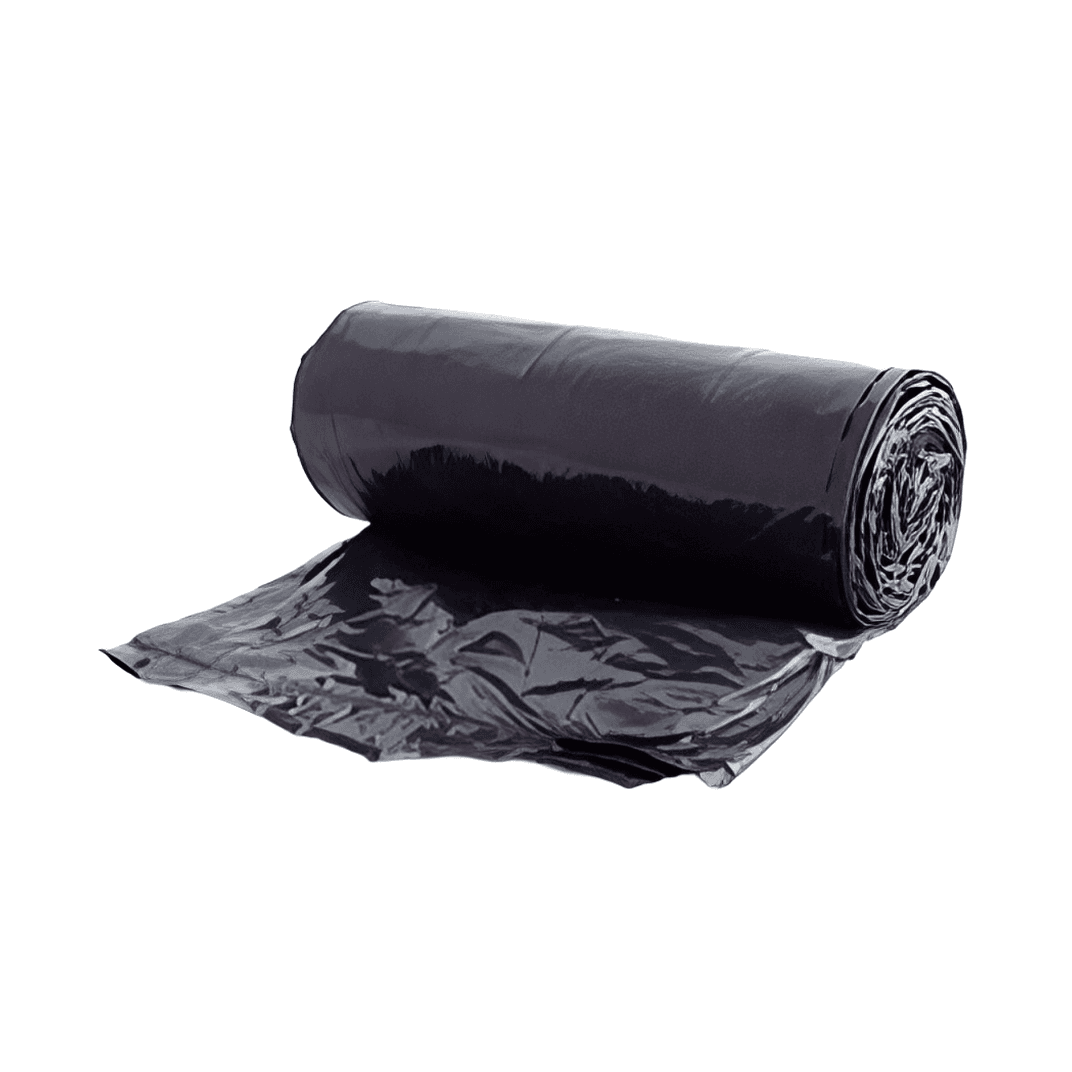 Can Liner 43X55 IN Black Plastic 3MIL Flat Pack 50/Case