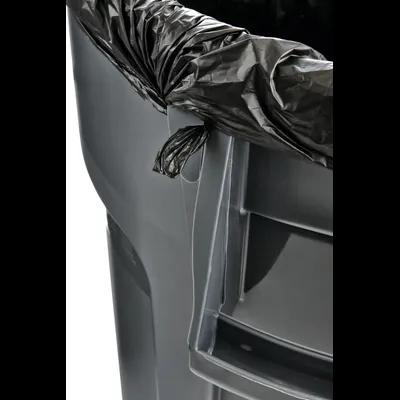 Brute® 1-Stream Trash Can 25.39X22.64X27.87 IN 32 GAL Blue Resin Venting Channels Food Safe 1/Each