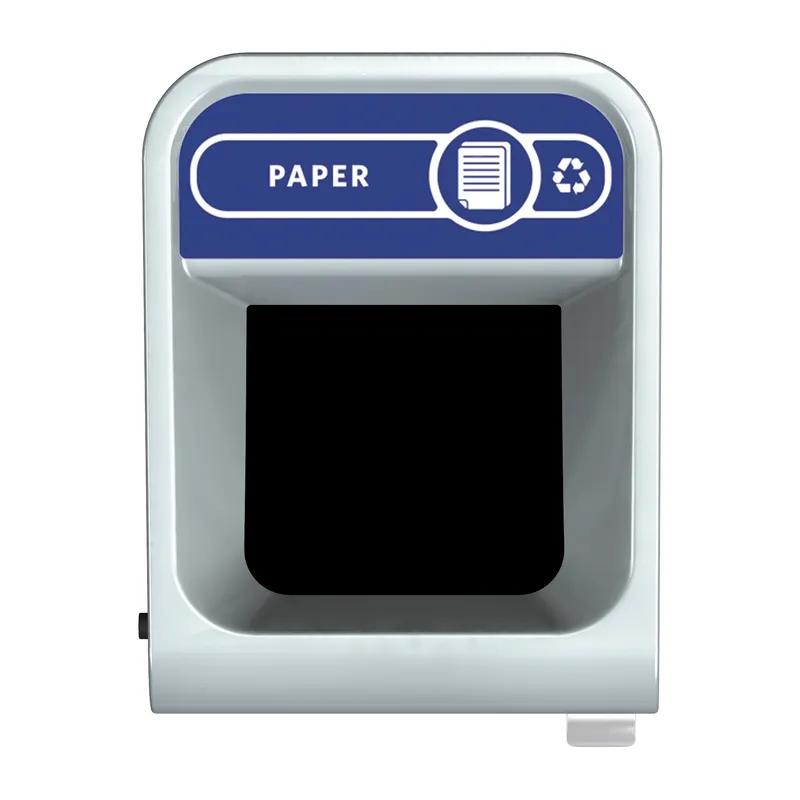 Configure™ Paper 1-Stream Trash Can 14.78X19.50X37.97 IN 15 GAL Gray Metal 1/Each