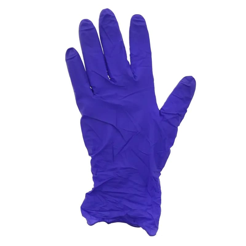 Gloves Large (LG) Purple Nitrile Powder-Free 100 Count/Pack 10 Packs/Case 1000 Count/Case