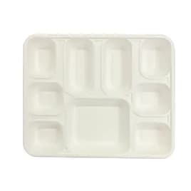 Plate 9 Compartment Rectangle 200/Case
