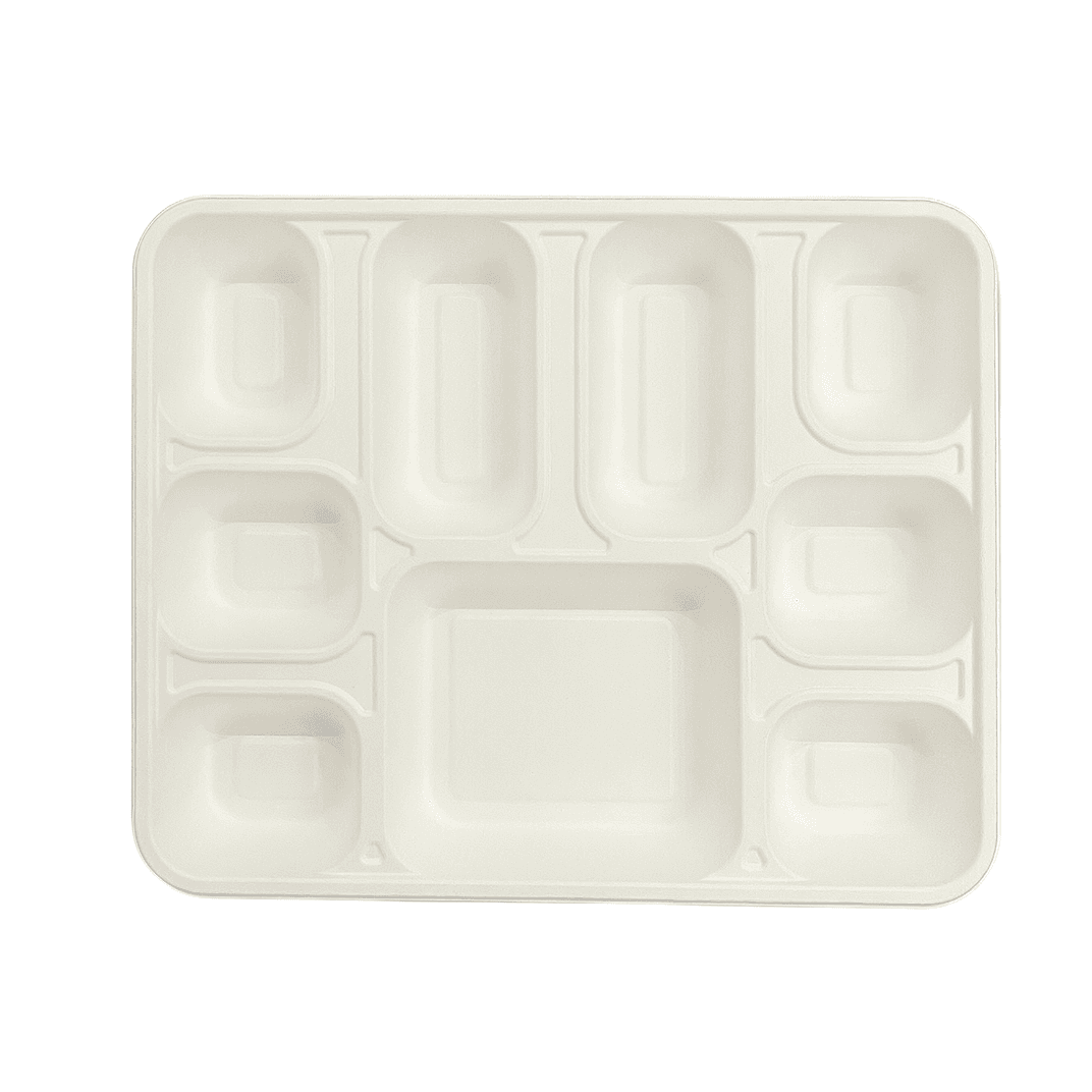 Plate 9 Compartment Rectangle 200/Case