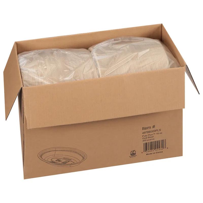 Pulp Plus™ Burrito Bowl 16 OZ Sugarcane Oval 300/Case