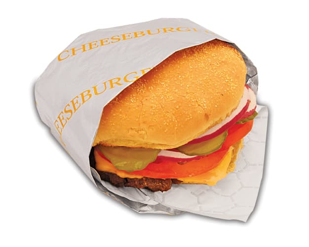 Bagcraft® Cheeseburger Foil Sheets 14X10 IN Foil-Lined Paper Honeycomb 2000/Case