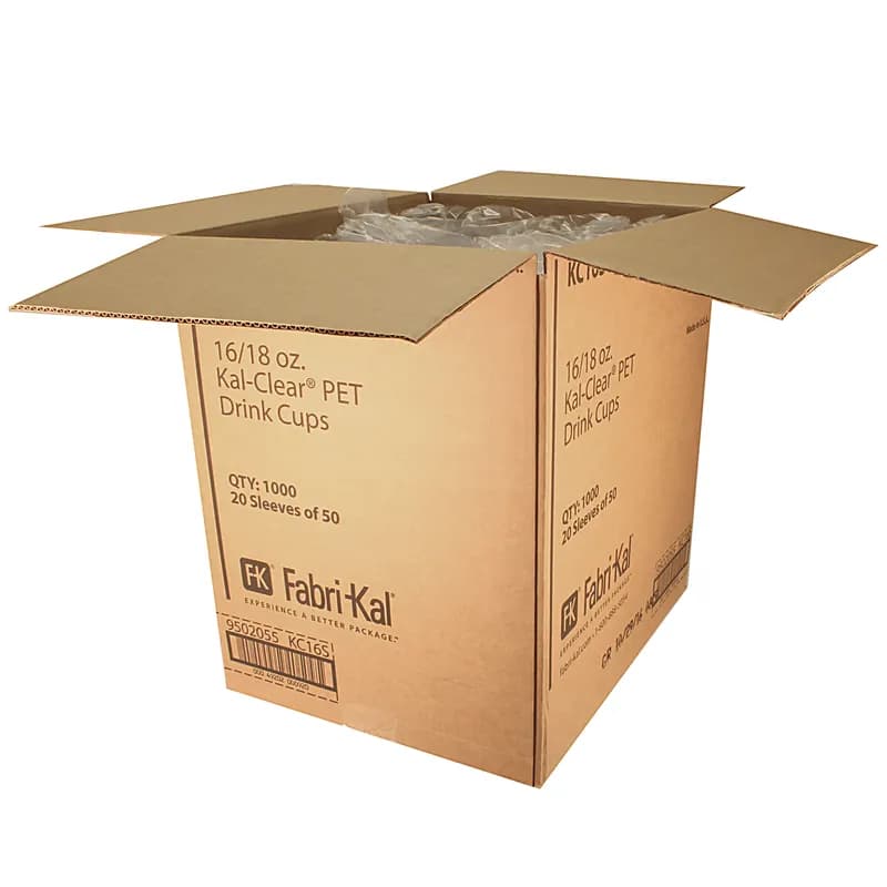 Cold Cup 16 OZ PET Clear 1000/Case