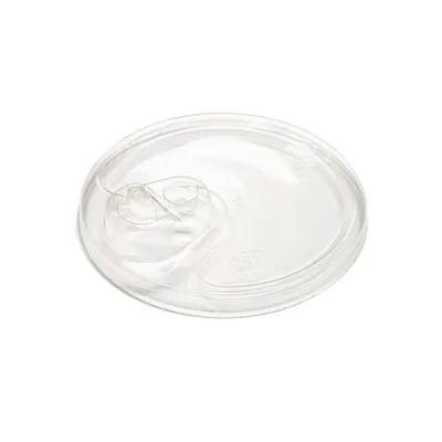 Lid Flat 98MM PET Clear For 12-14-24 Cup Sip Through 1000/Case