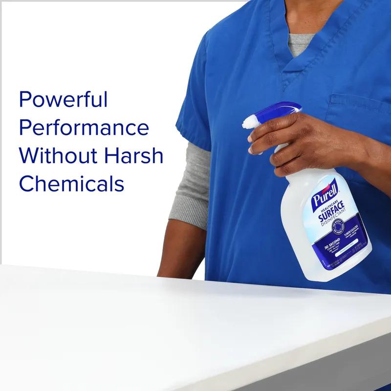 Purell® Unscented One-Step Disinfectant 4.69X2.92X9.06 IN 32 FLOZ Multi Surface Healthcare RTU 6/Case