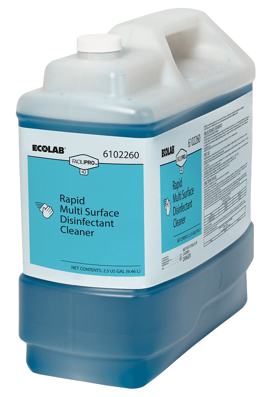 FaciliPro Disinfectant Cleaner 2.5 GAL Multi Surface Liquid Rapid 1/Case