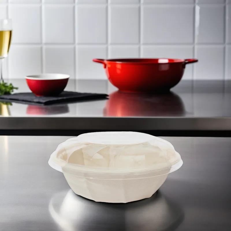 Lid PLA Round For 24-32-40-48 OZ Bowl 200/Case