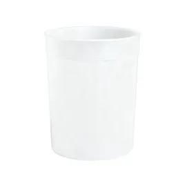 Bucket & Tub Base 128 OZ HDPE White Microwave Safe Leak Resistant 100/Case