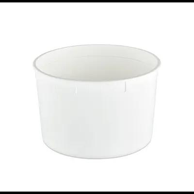 Bucket & Tub Base 64 OZ HDPE White Microwave Safe Leak Resistant 200/Case