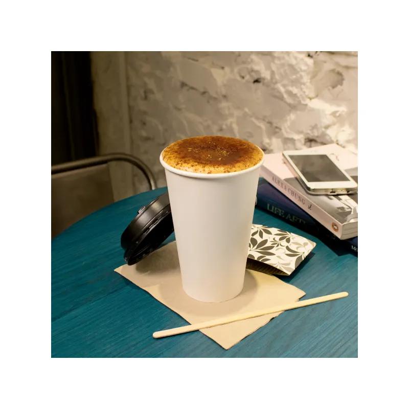 Karat® Hot Cup 16 OZ Paper White 90MM 1000/Case