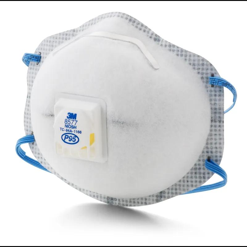 3M™ 8577 P95 Mask White Carbon Cool Flow™ Valve 80/Case