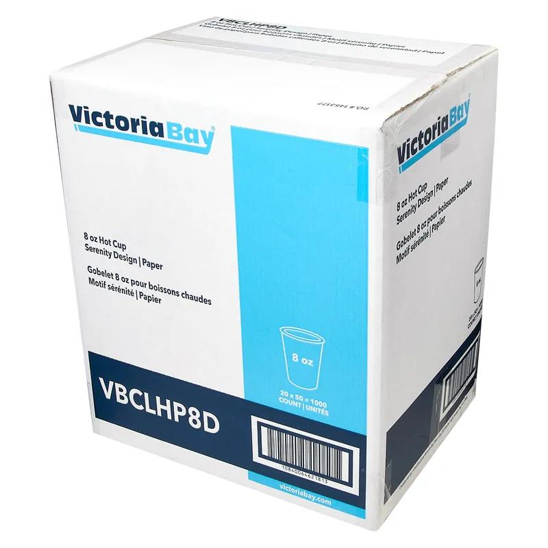 Victoria Bay Hot Cup 8 OZ Paper Serenity II 1000/Case