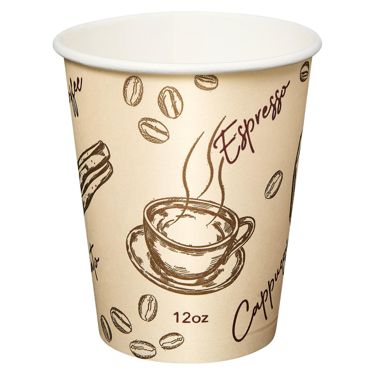 Victoria Bay Hot Cup 12 OZ Paper Serenity II 1000/Case
