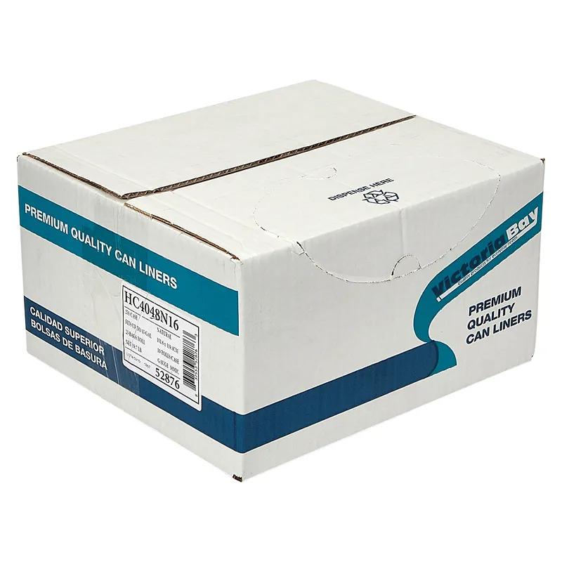 Victoria Bay Can Liner 40X48 IN 45 GAL Natural Plastic 16MIC 250/Case