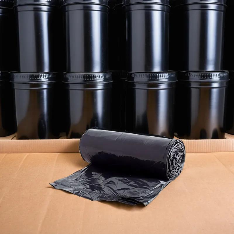 Victoria Bay Can Liner 33X39 IN 33 GAL Black LLDPE 1.5MIL Roll 100/Case
