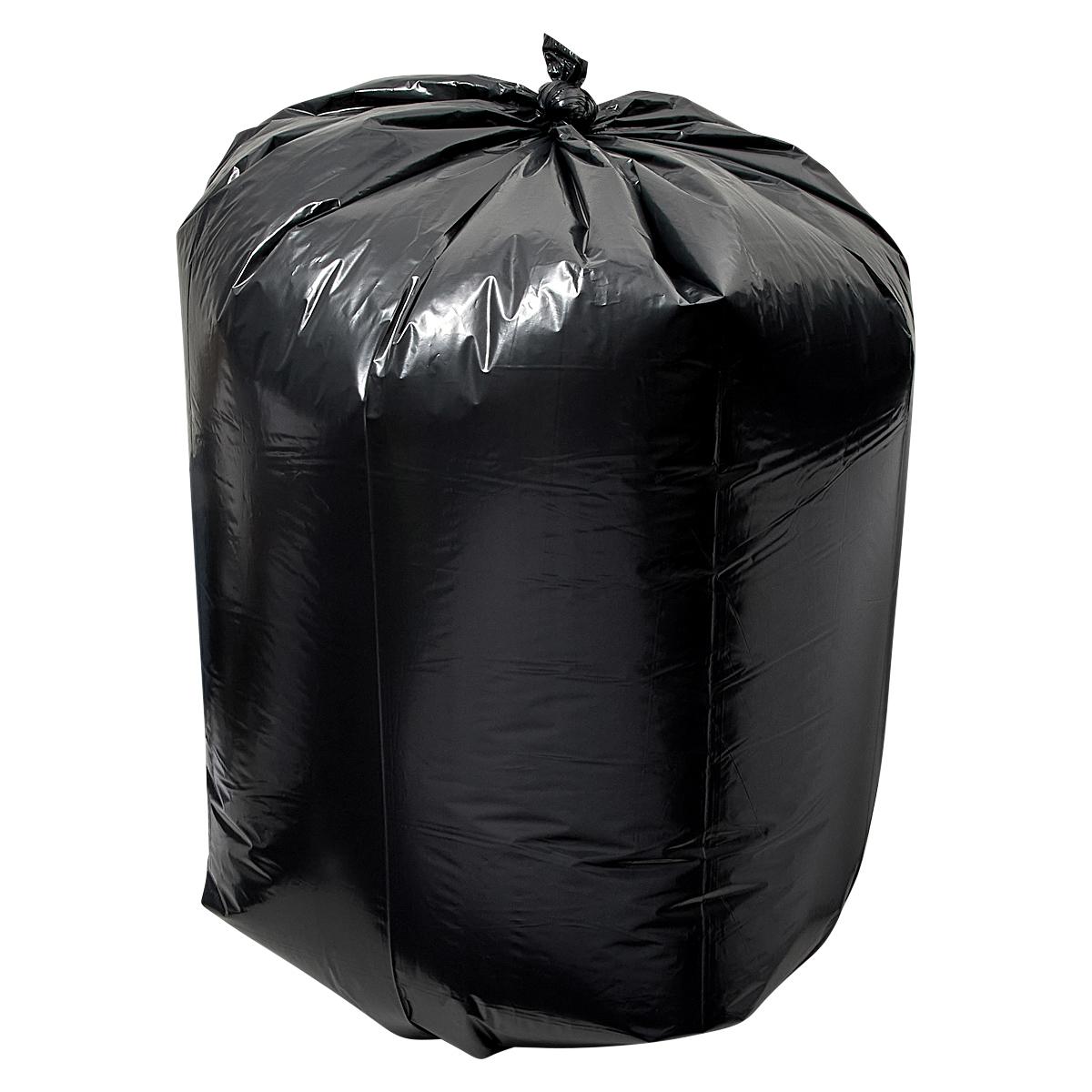 Victoria Bay Can Liner 38X58 IN 60 GAL Black LLDPE 1.5MIL Roll 100/Case