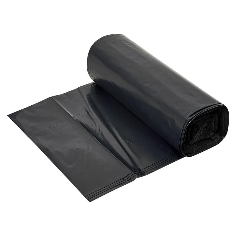 Victoria Bay Can Liner 38X58 IN 60 GAL Black LLDPE 1.5MIL Roll 100/Case