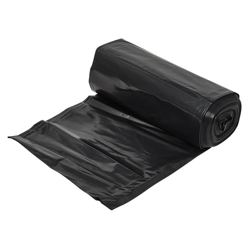 Victoria Bay Can Liner 38X58 IN 60 GAL Black LLDPE 2MIL Roll 100/Case