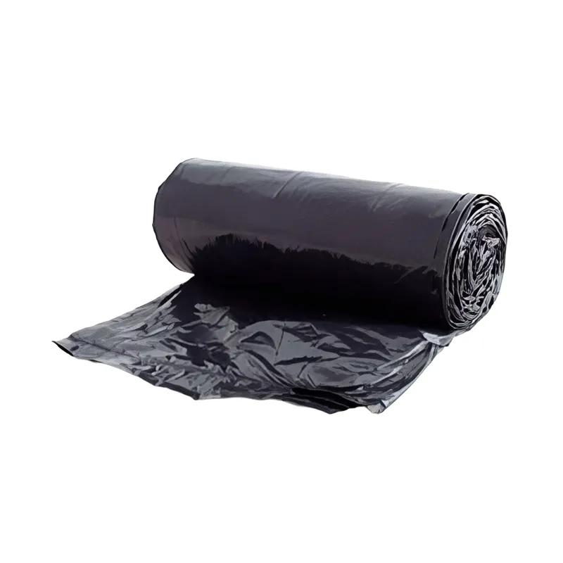 Victoria Bay Can Liner 40X46 IN 40-45 GAL Black LLDPE 2MIL Roll 10 Count/Roll 5 Rolls/Case 50 Count/Case