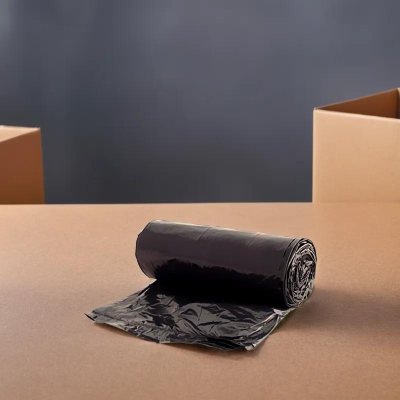 Victoria Bay Can Liner 40X46 IN 40-45 GAL Black LLDPE 2.5MIL Roll 50/Case