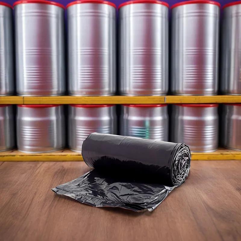 Victoria Bay Can Liner 40X46 IN 40-45 GAL Black LLDPE 2.5MIL Roll 50/Case